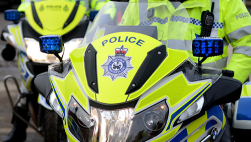 Police motorbike